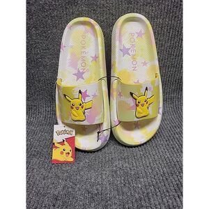 NWT Ground Up‎ Pokemon Picachu Women's Size 9 Slide Sandals